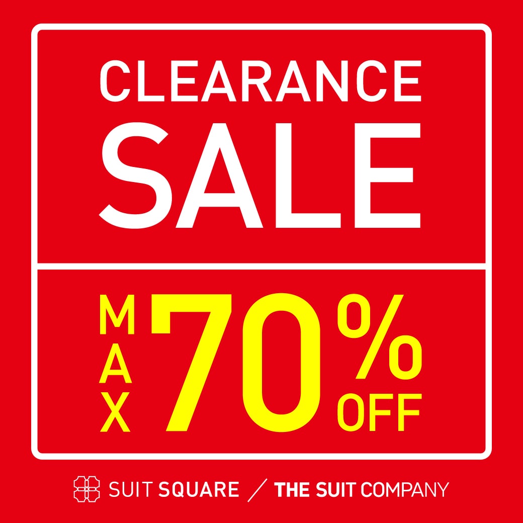 【SUIT SQUARE/THE SUIT COMPANY】CLEARANCE SALE開催！