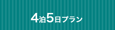 お気軽にいくなら4泊5日プラン