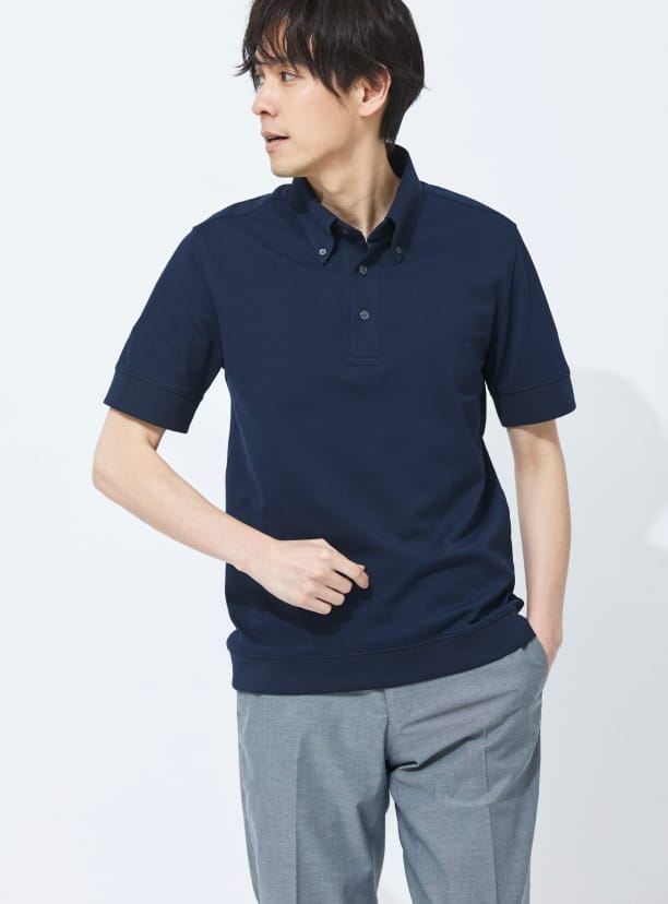 オフィT Polo shirt - kanoko 着画