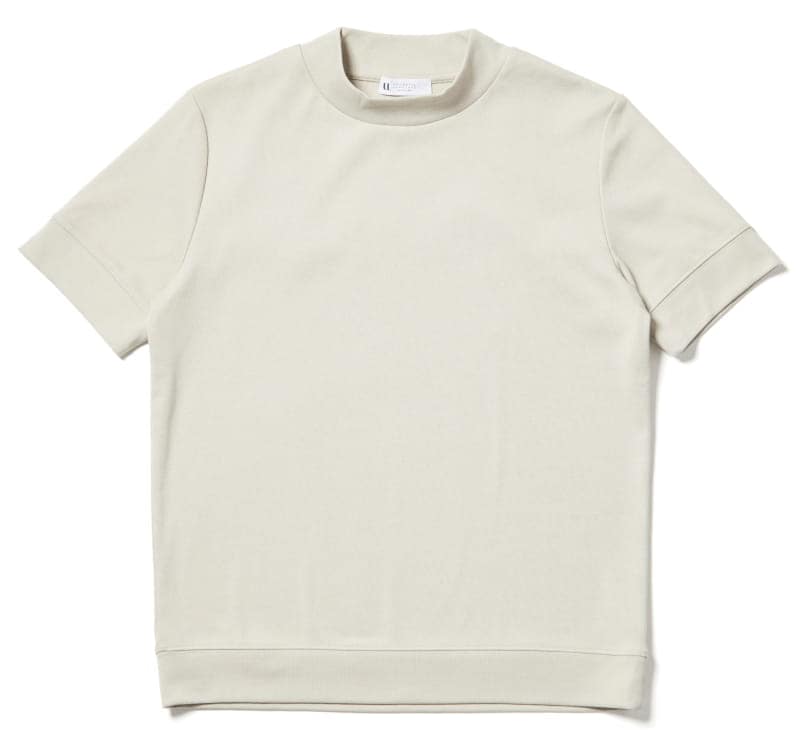 オフィT Mock neck T-shirt ベージュ