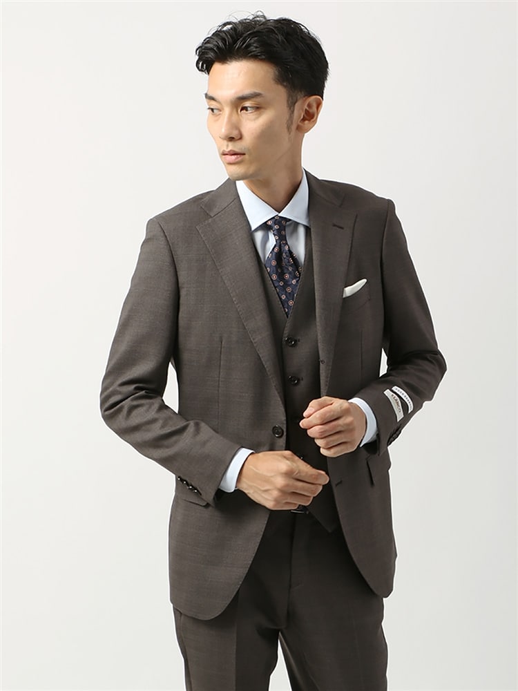 スーツ／スリーピース／3つボタン／グレンチェック／BASIC／TR15（ALT118-JE） | THE SUIT COMPANY | ザ・スーツカンパニー×ユニバーサルランゲージ公式通販｜THE  SUIT COMPANY×UNIVERSAL LANGUAGE ONLINE SHOP