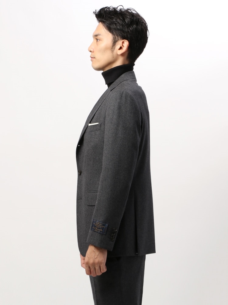 WEB限定／ジャケット／CANONICO／撥水／フランネル／blazer's bank.com