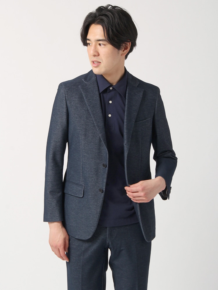 We Suit You ポリエステルデニムルックジャージージャケット Ma The Suit Company ザ スーツカンパニー ユニバーサルランゲージ公式通販 The Suit Company Universal Language Online Shop