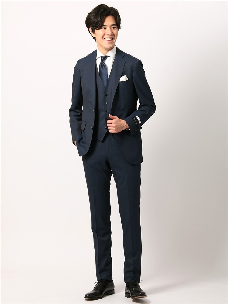 スーツ／スリーピース／2つボタン／FORMAL／無地／FIT／CH14（0147213