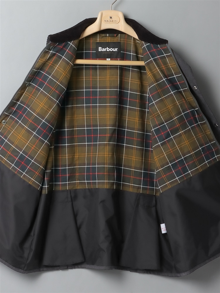 GOOVI／オーバーサイズビデイル／Barbour／ミルドサキソニーウール9 コート オーバーサイズ