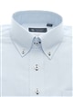 ワイシャツ／長袖／形態安定／COOL MAX／ボタンダウンカラー／織柄／BASIC／ドレスシャツ1