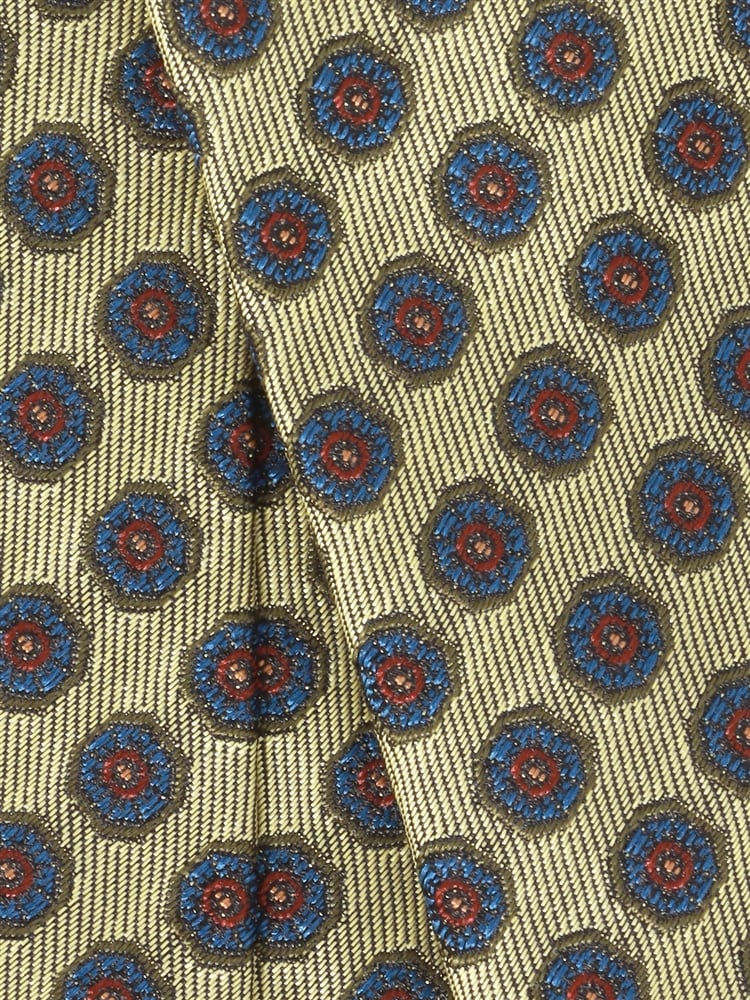 ネクタイ／Fabric by England／シルク／小紋3 レギュラータイ 小紋