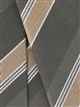 ネクタイ／Fabric by ITALY／コットンシルク／ストライプ×織柄2