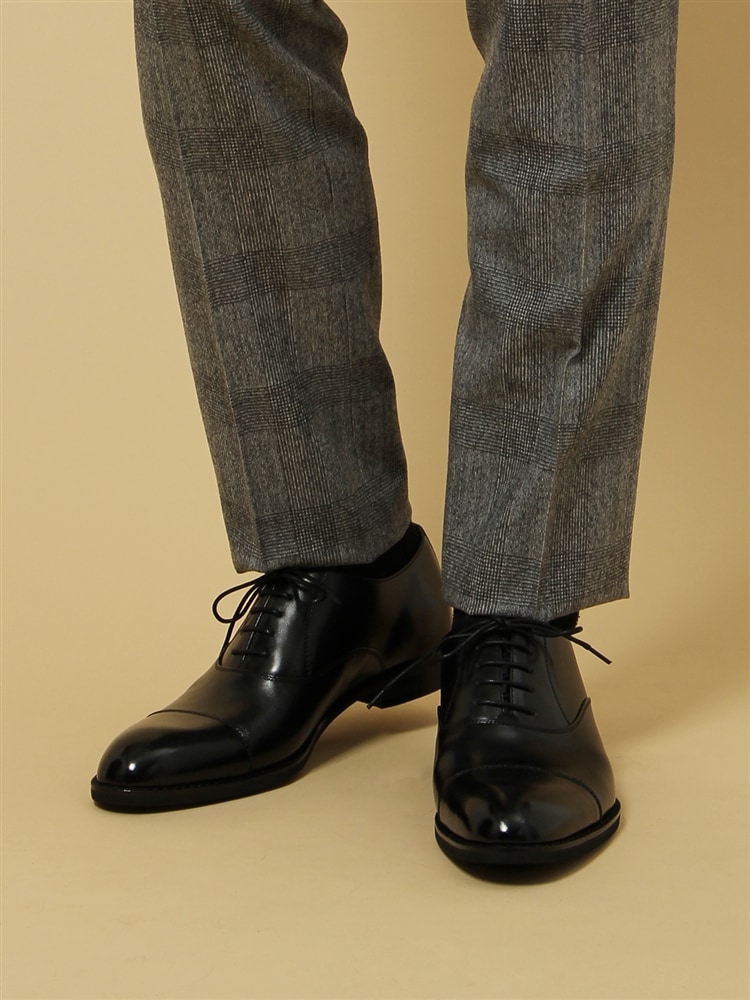 【CERBERO】ストレートチップシューズ（革靴）（26cm）（ブラウン）