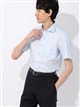 ワイシャツ／半袖／形態安定／COOL MAX／ホリゾンタルカラー／織柄／FIT／ドレスシャツ0