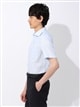 ワイシャツ／半袖／形態安定／COOL MAX／ホリゾンタルカラー／織柄／FIT／ドレスシャツ2