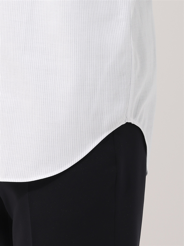 ワイシャツ／半袖／ノンアイロンストレッチ／ボタンダウンカラー／BASIC／ドレスシャツ6 形態安定 ノーアイロン