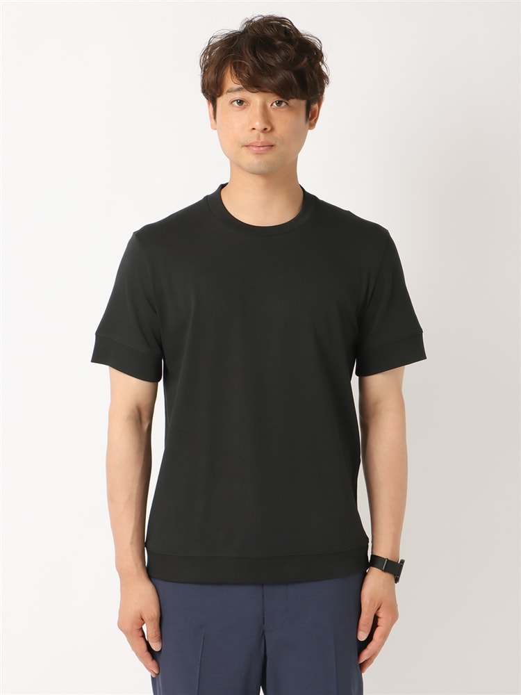 オフィT／Tシャツ／半袖／ウォッシャブル／接触冷感／プレーティング天竺／COMMUTECH2 オフィス テレワーク