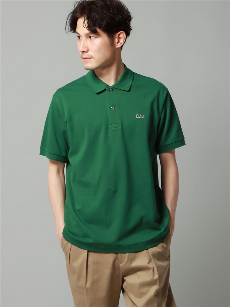 ポロシャツ／LACOSTE／ウォッシャブル／コットン鹿の子（L1212LJ-IB