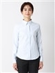 WEB限定／レギュラーカラーシャツ／長袖／Easy Care Stretch Blouse／織柄1