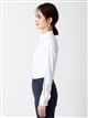 WEB限定／スキッパーカラーシャツ／長袖／Easy Care Stretch Blouse／織柄2