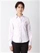 WEB限定／スキッパーカラーシャツ／長袖／Easy Care Stretch Blouse／織柄1