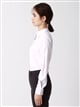 WEB限定／スキッパーカラーシャツ／長袖／Easy Care Stretch Blouse／織柄2